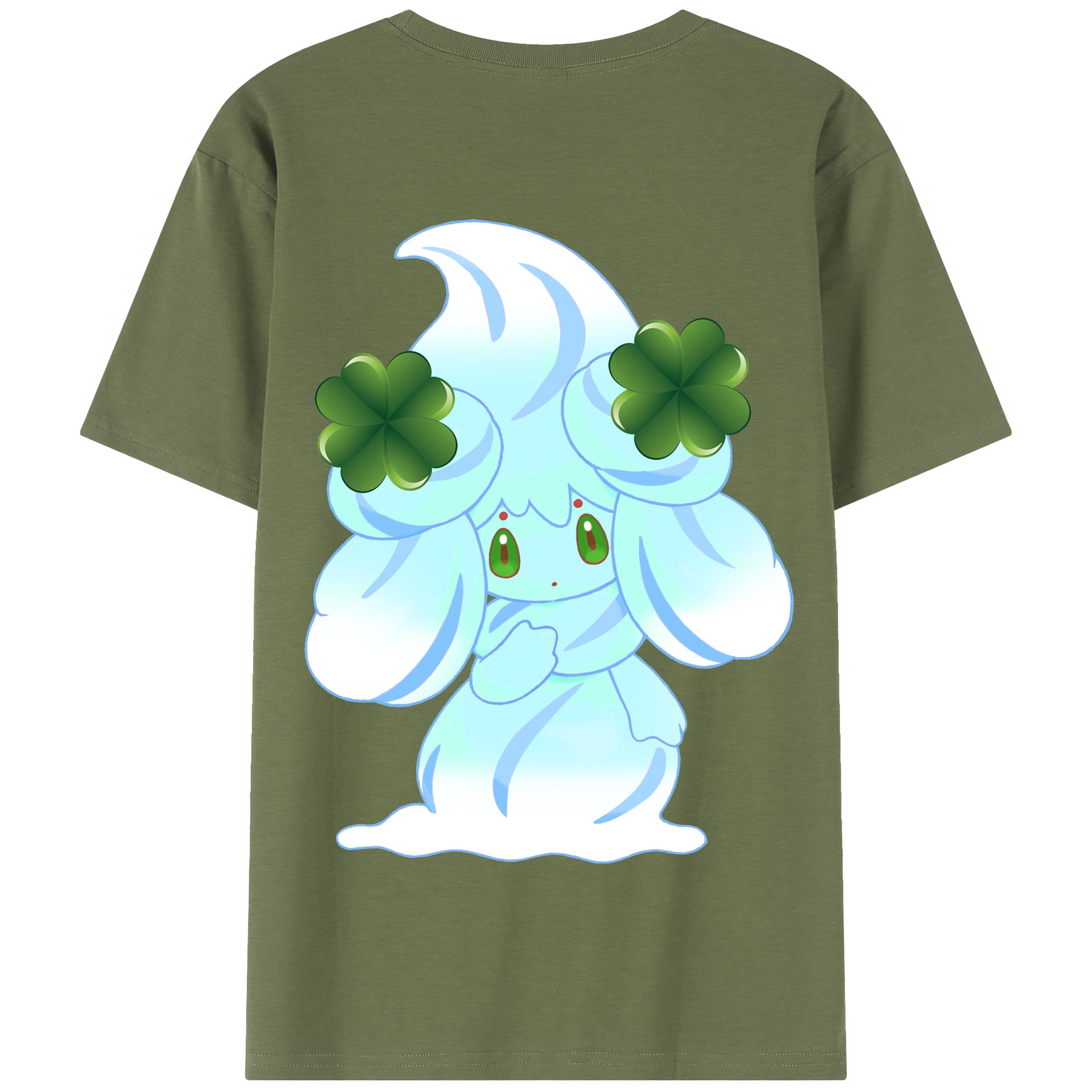 （画像用） ポケットモンスター Pokémon 綿100％半袖Tシャツ（背面プリント）